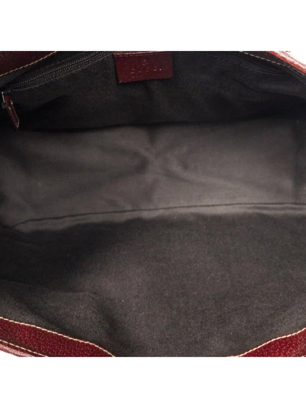 Gucci Small Shoulder Tote Maroon Beige GG Canvas
